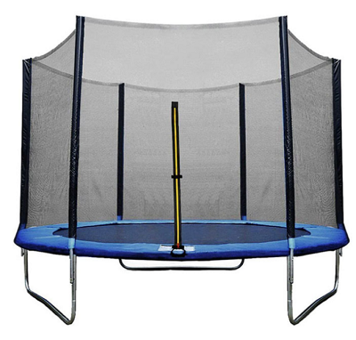 Trampoline with Outside Net